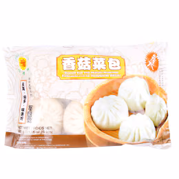 Gong De Lin Mushroom Steamed Buns (600g)