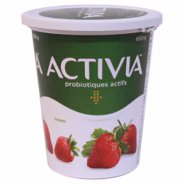 Activia Strawberry Probiotic Yogurt (650g)