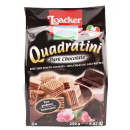 Loacker Dark Chocolate Quadratini (250g)