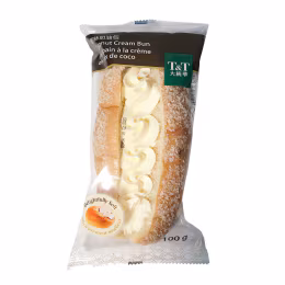 T&T Bakery Coconut Cream Bun (100g)
