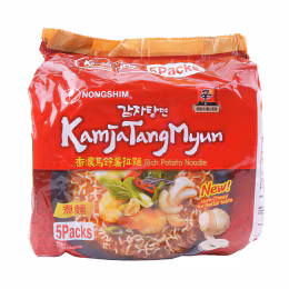 Nongshim Kamjatang Style Potato & Pork Raman (120gx5)