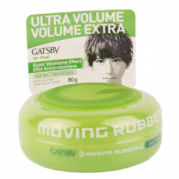 Gatsby Moving Rubber Air Rise Hair Wax (80g)