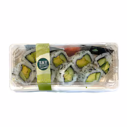 T&T Kitchen Cucumber Avocado Sushi Roll