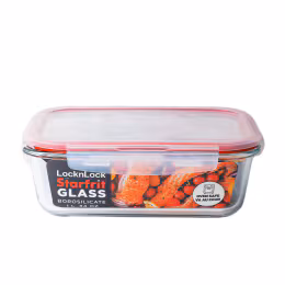 Lock&Lock Glass Containers Rectangular (1000ml)
