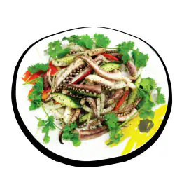 T&T Kitchen Seasoned Squid Tentacle with Onions (Cold)