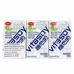 Vitasoy Less Sugar Soy Drink (250mLx6)