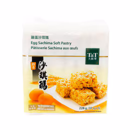 T&T Egg Sachima Soft Pastry (38gx6)