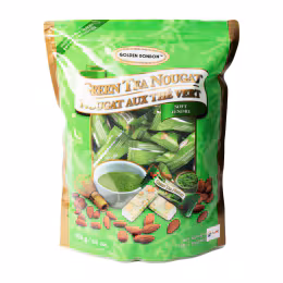 Golden Bonbon Green Tea Nougat Candy (454g)