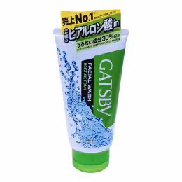 Gatsby Moisture Foam Facial Wash (130g)