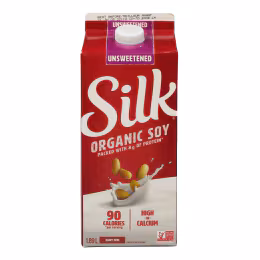 Silk Unsweetened Organic Soy Beverage (1.89L)