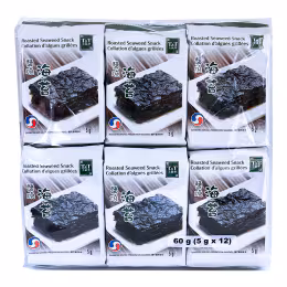 T&T Korean Roasted Seaweed Snack (5gx12)