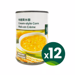 T&T Cream -Style Corn (398mlx12)