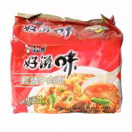 Kang Shi Fu Braised Beef Instant Noodles (93gx5)