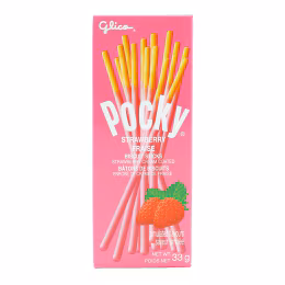 Glico Small Pocky Strawberry 33g