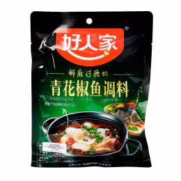 Hao Ren Jia Seasoning for Spicy Fish with Green Peppers (175g)