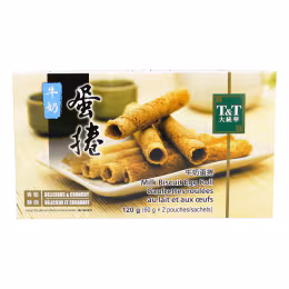 T&T Biscuit Egg Roll- Milk (60gx2)