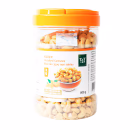 T&T Unsalted Cashews (800g)