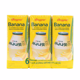 Binggrae Banana-Flavoured Milk Drink (6x200mL)