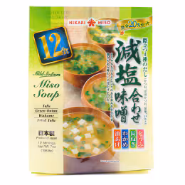 Hikari Mild Sodium Instant Miso Soup 7oz