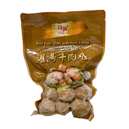 Ri Wang Food Beef Balls W Pork Filling (170g)
