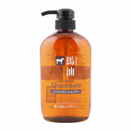 Kumano Horse Oil Non-Silicon Shampoo (600ml)