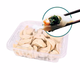 T&T Kitchen Shepherd Purse Shrimp Dumpling Raw
