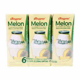 Binggrae Melon-Flavoured Milk Drink (6x200mL)
