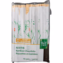 T&T Bamboo Chopsticks 48pairs