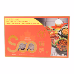 Soo Hot Five Spices Beef Jerky (170g)