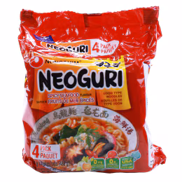 Nongshim Neoguri Spicy Seafood Udon (120gx4)
