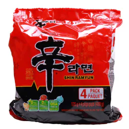 Nongshim Shin Spicy Ramen (120gx4)