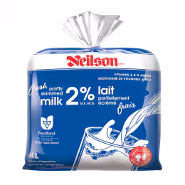 Neilson 2% Partly Skimmed Milk - Bag (4L)