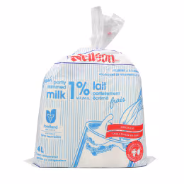 Neilson 1% Partly Skimmed Milk - Bag (4L)
