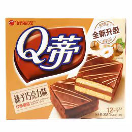 Orion Q Pedicle Hazelnut Chocolate Cake 336g