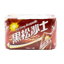 Hey Song Sarsaparilla Drink 330mlx6