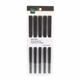 T&T Alloy Chopsticks-Snake Skin 5pairs