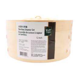 T&T Bamboo Steamer Set (12 inch)