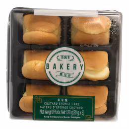 T&T Bakery Custard Sponge Cake (20gx6)