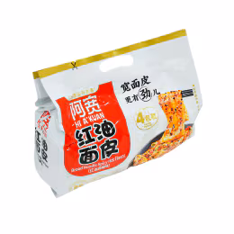 Hi A Kuan Spicy Hot Broad Noodles (110gx4)
