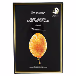 JM Solution Honey Luminous Royal Propolis Mask Black (10pcs)