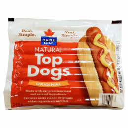 Maple Leaf Natural Original Top Dogs (375g)