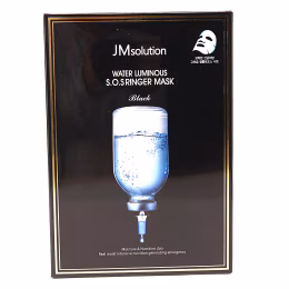 JM Solution Water Luminous SOS Ringer Mask Black (10pcs)