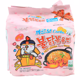 Samyang Carbo Spicy Chicken Stir-fried Noodles (130gx5)
