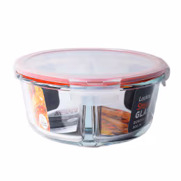 Lock&Lock Glass Round Divided (900ml)
