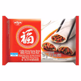 Nissin Hong Kong Style BBQ Flavor Rice Rolls (197g)