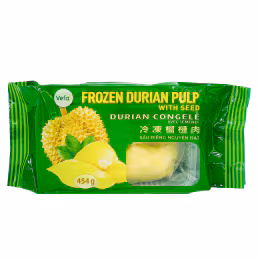 Vefa Frozen Durian Pulp with Seed (454g)