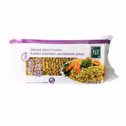 T&T 3-Minute Spinach Sliced Noodles (520g)