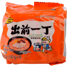 Nissin Demae Ramen Miso Tonkotsu Instant Noodles (100gx5)