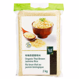 T&T Organic Thai Brown Jasmine Rice (2kg)