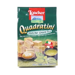 Loacker Matcha-Green Tea Quadratini (220g)